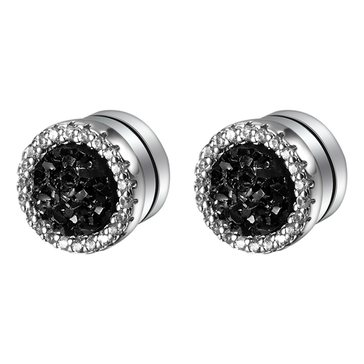 BJYL Magnetic Ear Clips Men's No Piercing Earrings Men's Single Trendy No-Punch Ear Jewelry Light Luxurious Temperament Women's Painless Pair