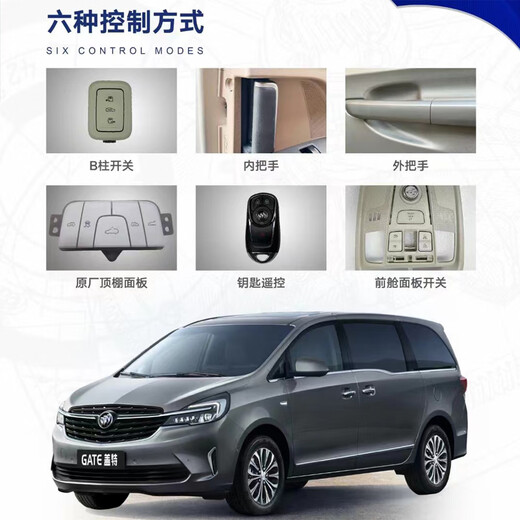 Gate Smart Car Buick GL8 Electric Mid-Door 652T / 653T / ES / FATTOUYU / 25S Portes gauche et droite Porte coulissante latéral Automatique 20-23 Modèle 653T [Porte centrale droite]