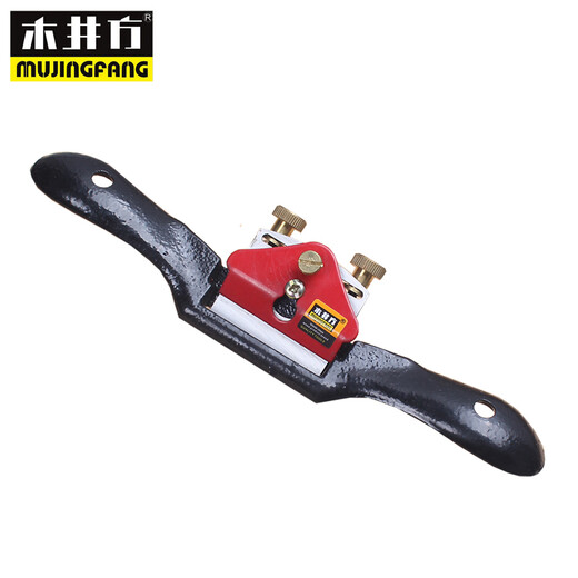 Wooden well square woodworking planing adjustment bird planer one-line planer hand pushing slot planing edge carpenter hand-made wooden planer woodworking tool AH 1047 (roezing) flat bottom large bend planer