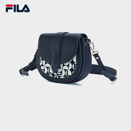FILA Official Women's Bag Crossbody Bag Autumn Fashion Casual Shoulder Bag Saddle Bag Legend Blue-NV XS