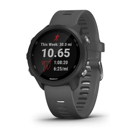 GARMIN Forerunner 245 Sports Watch Pulse Blood Oxygen Smart Heart Rate Outdoor GPS Running Training Watch Mysterious Gray-Regular Edition