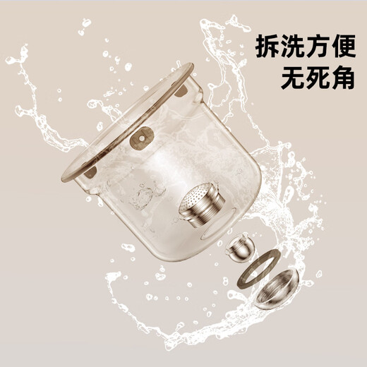 Tea Prince Magnetic Teapot Patented Design Filters Tea Water Separation High Borosilicate Glass Tea Making Artifact Tea Set Transparent 800ml + 2 Tea Cups