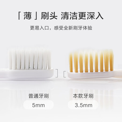 Fabriqué dans JD.com, brosse à dents à poils à tête large * Pack 2, brosse à dents à poil à la tête large adulte, expédition de couleurs aléatoires
