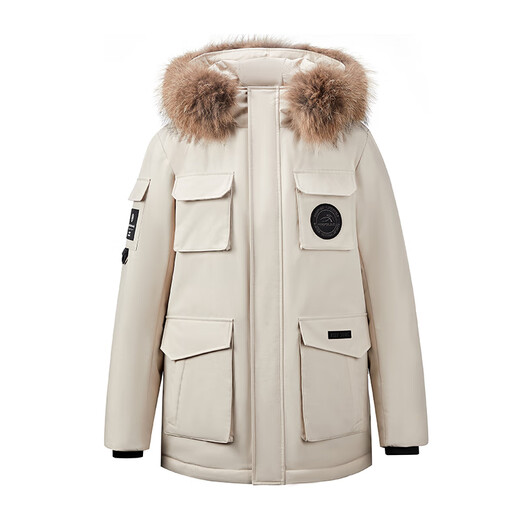 Yalu Short Down Jacket Women's 2025 New Fashion Parker Thickened Warm Large Fur Collar Hooded Autumn and Winter Jacket