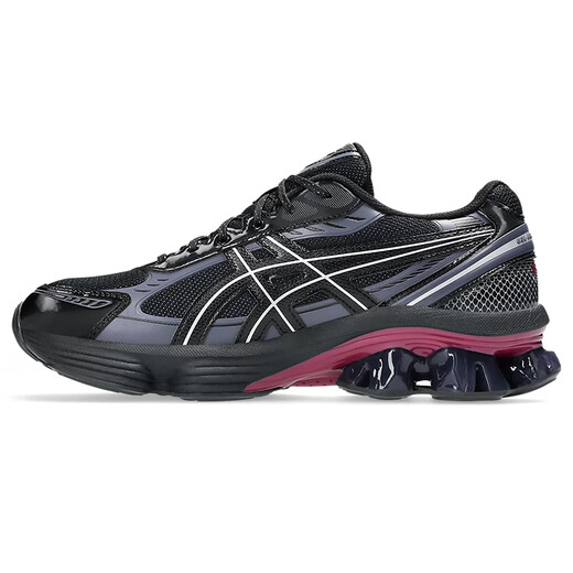 ASICS (ASICS) Chaussures de course rétro pour les hommes et les femmes Gel-Kinetic Fluent Absorbing and Breathable Rebound Sports Casual Chores Black / 1203A737.001 42