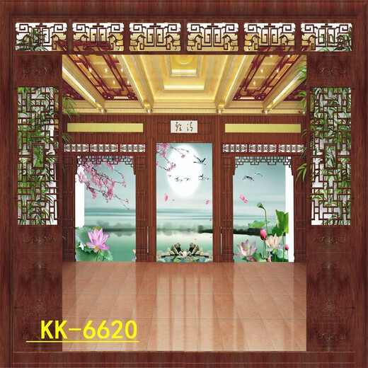 SHANTOULIN Village Background Taveps en vivo 3D Sala de estar tridimensional de alta definición 3D tridimensional Simple Luxury Background Anchor Anchor Live Room KK-4881 2.5 metros de ancho + 2.5 metros de altura