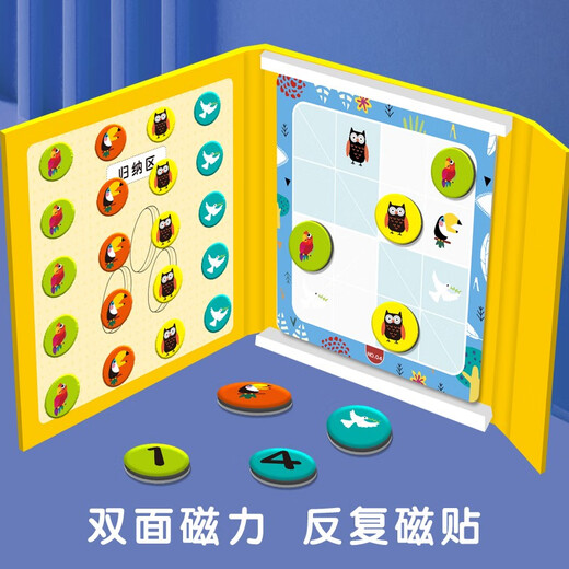Puzzle Advanced Advanced Magnetic Sudoku Logic Game (Hardcover) Entrée de gamme Forest Park Children's Sudoku Ladder Training Sudoku Toy Board Game Board Board Logical Thinking Focus Training Nine Class