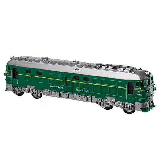 Das simulierte Green Train Toys Universal Fuxing Model Baby Trägheit Sound und leichter Kinderauto 1-2 Boy 3-4 Blue Zug (Tür kann geöffnet werden + Klang und Lichtträte)