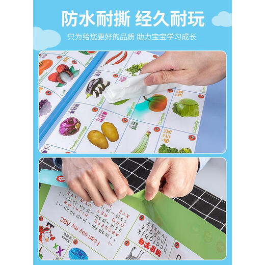 幼儿童早教机点读书小孩笔中英文画本电子书学习宝宝3岁6玩具 小号充电款-点读书11页500+读物