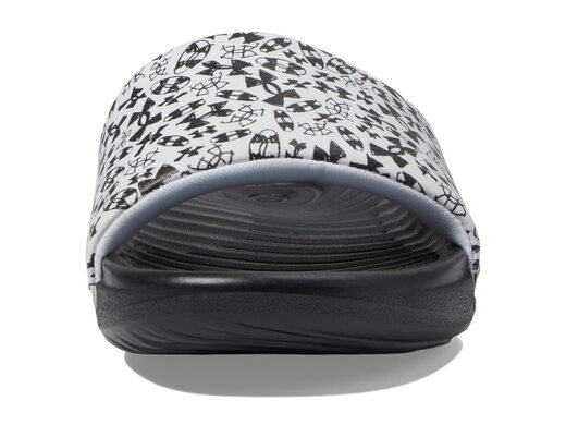 Under Armor Under Armor Under Armor Unisex Children's Ansa Pattern Fixed Strap Sandals (105) White/Black/Black 1 Little Kid