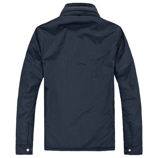 POLO American Ralph Lauren jacket men's autumn and winter business casual plus velvet warm loose stand-up collar top royal blue L 142-158Jin Jin equals about 0.5 kg