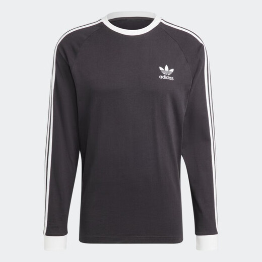 adidas [Jinlang Sports] Clover Men's Retro Outfit Slim Long Sleeve Round Neck T-shirt IA4877 IA4877 Color XS