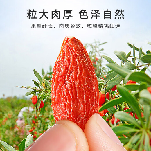 Lei Yunshang Ningxia authentic premium wolfberry 216g bag free red wolfberry health tea soaked in water for soup and porridge