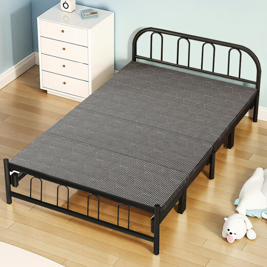Xingkai folding bed portable simple home office nap bed accompanying bed foldable iron bed without installation 4 folding bed BGC820 120cm