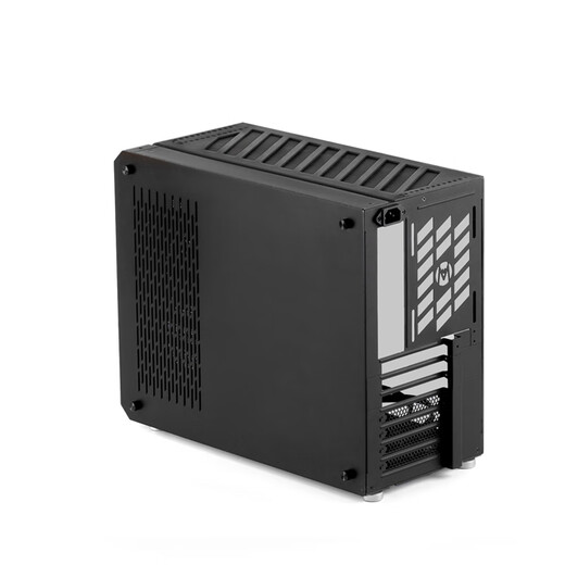 方糖机械大师 酷方C34Pro   小型ATX/EATX主板 支持360水冷 台式侧透 便携桌面方案 铝合金 便携 手提机箱 典雅黑AIR版