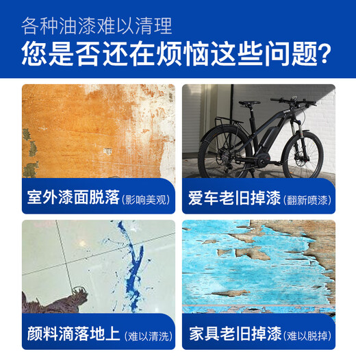 Sanhe Multi-effect Paint Remover Powerful Paint Remover Paint Remover Flying Paint Remover Paint Remover Metal Wood Thinner Paint Washing Water Model H120 400ml/bottle