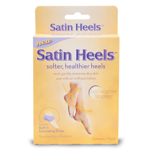 Brownmed satin pumps sooth cracked pumps and remove dry skin and
