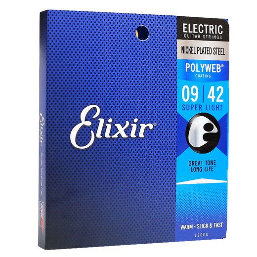 ELIXIR NANOWEB Elektrikgitarrenstrings Laminierte Saiten 12052 12002 12102 19052 (010-046) Keine Touchbeschichtung
