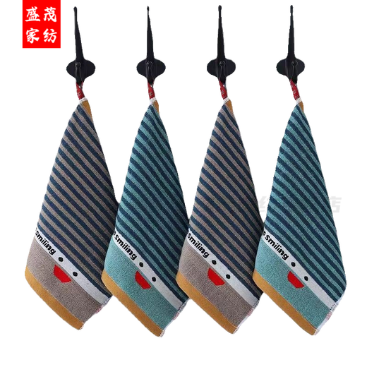 Yingxi Schweiß wischen Schweiß Schalte Handtuch Erwachsener Handtuch Baumwollwasserabsorption und Haarausfall kleines Quadrattuch Baumwolltaschentuch 2 [Pack] 25*25