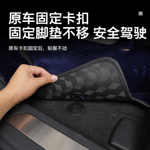 Huashu Buick Gl8 Foot Pad alfombra de cielo estrellado con gamuza de estrellas Anti-Slip Carpet Phev Luzun Luzun Modificación de almohadilla de pie principal y copiloto + segunda fila + tres filas + Trunk Night Sky Coffee Seven-Seate 3899 Versión exclusiva/4199 Versión de lujo