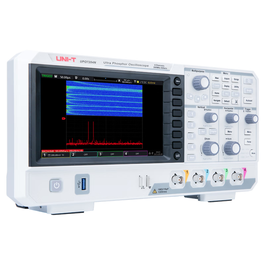 Unilever's industrial digital phosphor oscilloscope has a waveform capture rate of up to 500,000 wfms/s UPO7204N