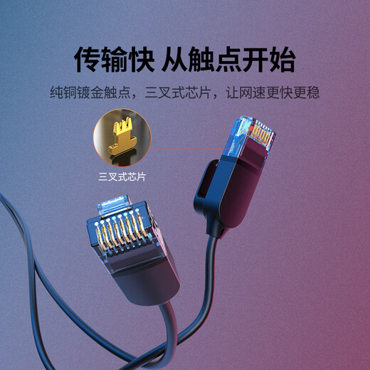 Green Lian Super Six Network Cable, Dünnkabel Cat6a 10 Gbit/s 10gbit/s Fertiger Jumper Computer/Breitband/Router/Übersicht/Optimales Katzenverbindungskabel 0,5 m 70331