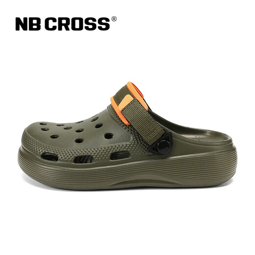 NB CROSS2025 NEU NEU NICHT STICK DICKLOLED BEACH LOHE SHOUS Herren Sportwat lässig Sandalen 677 Militärgrün 42