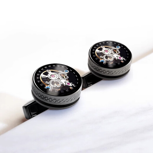 Urban Take Permanent Tourbillon Cufflinks for Men's Gentlemen's Birthday Gift Highlight French Shirt Cuch Cuffs Box Cuffus
