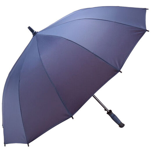 娇夏加固抗风双层碰击布自开商务直杆晴雨伞JX18002E1283 外黑内兰