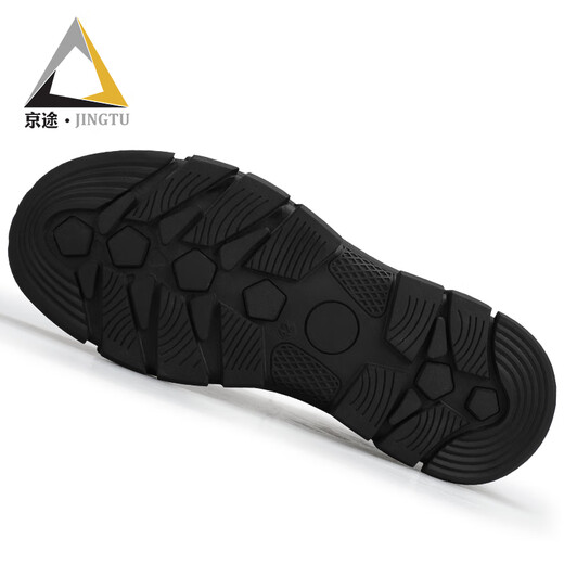 Jingtu Labor Protection Zapatos para hombres Aislamiento de hombres de 10 kV Anti-shing y anti-Punteos Trabajo de seguridad transpirable Zapatos electricistas 0216KV-J 41