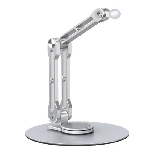 BYR Robotic Arm Rapid Cooling Refrigeration and Heat Dissipation Mobile Phone Live Broadcast Robot Arm Bracket Radiator Integrated Rotating Folding Aluminum Alloy Jewelry Overhead Shot Jewelry Raptor Same Style Robot Arm Bracket White 0-26cm Without Radiator Single Camera