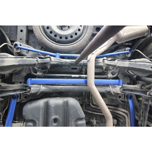 Suitable for Buick 17-20 GL8 front-top bar balanced rod top bar engine cabin tie rod cross bar tic toe tripod anti-roll stable reinforcement frame reinforcement modification set 8 pieces (17-20 model 653T)