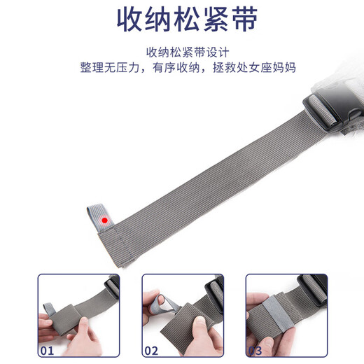 浣喜佳儿可横抱婴儿背带抱娃神器解放双手双肩外出简易宝宝前抱式轻便带娃 黑色 均码