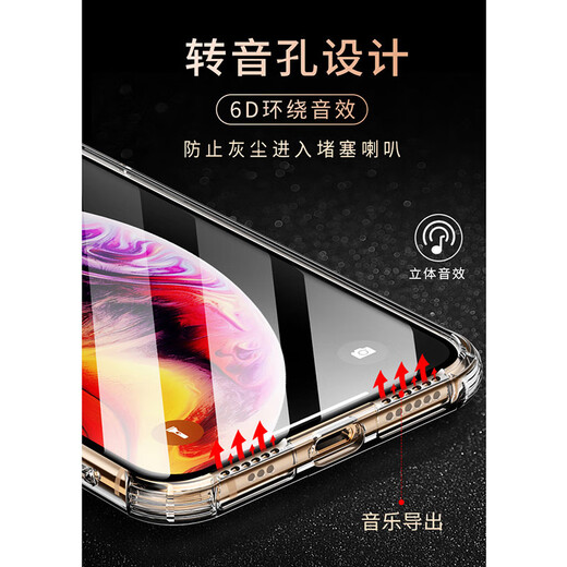 The guest set is suitable for Apple 17promax/16pro/16e/15plus/14/13/12 mobile phone case speaker hole dustproof protective cover audio dustproof cover Apple 17proMax transparent color speaker hole fully sealed audio dustproof + charging port anti-lost dustproof plug