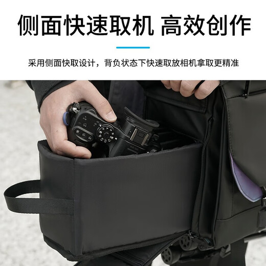 CWATCUN shoulder camera bag photography bag crossbody shoulder professional camera bag high-value men and women commuting suitable for Fuji sony Sony Canon Leica SLR camera bag