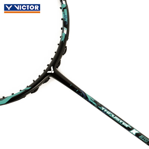VICTOR Victory Racquet Carbon Fiber Upgraded Imp Slash Racquet Single Shot TK-30PRO 4U Stringed 26 lbs.