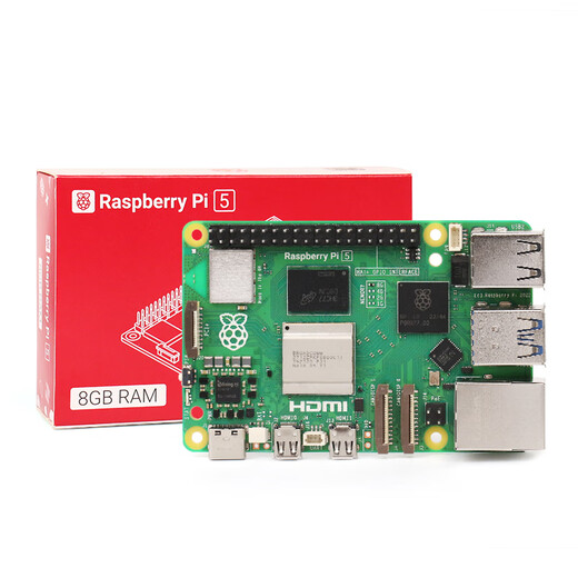 Chuanglebo Raspberry Pi 5 Raspberry Pi 5 Generation Raspberry PI 5B Sensor Vision Open CV Alleinerziehende Motherboard PI5 (4 GB)