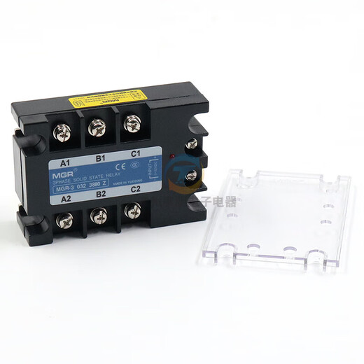 三相固态继电器MGR-3 032 3880Z DC-AC直流控交流80A 继电器+散热器小
