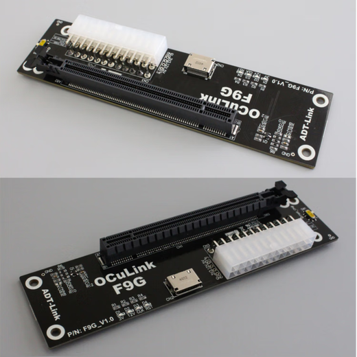 ERDAT ADT F9G OCULINK Interface externe Grafikkarte Docking Station ATX-Typ Open PCIE4.0 64GBPS F9G-F934-BK7 50 cm