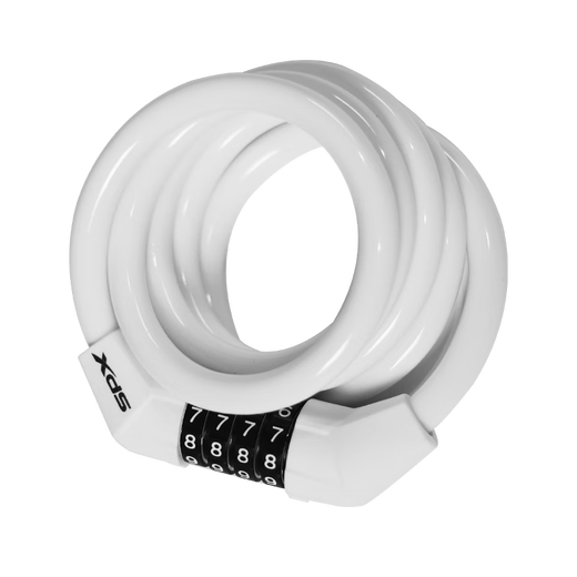 Xidesheng (xds) bicycle four-digit password lock anti-theft bold road bike mountain bike special lock anti-theft lock riding equipment white