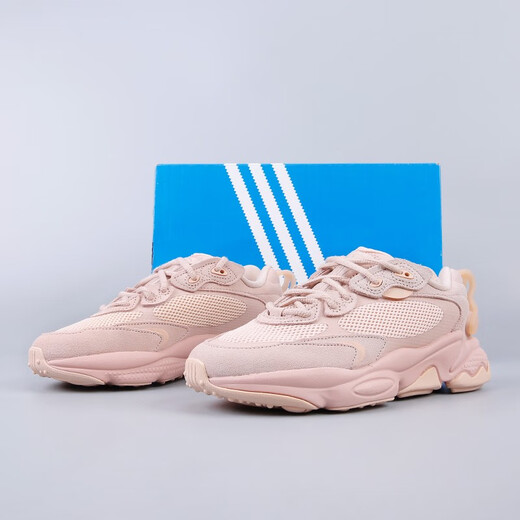 阿迪达斯 （adidas）春季新款三叶草运动鞋OZELIA经典复古小椰子运动休闲鞋GX4024 粉色/GW9738 36.5 (225mm)