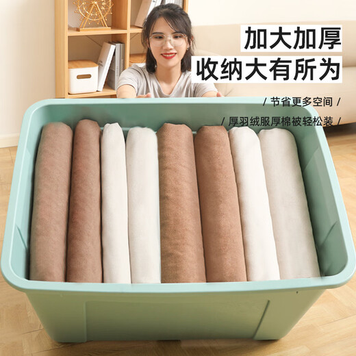 
Citylong storage box household plastic extra-large storage toy storage box clothes sorting box car trunk storage box X-6195 suitcase 13L Primrose Blue