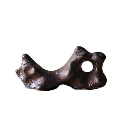 Jiutu ceramic chopstick holder, chopstick holder, retro creative household tableware holder, hotel table public chopstick holder, chopstick pillow, gilt version