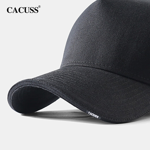 CACUSS hat men's big head circumference high top baseball hat four seasons baseball hat outdoor mountaineering sunshade casual sun hat black big big