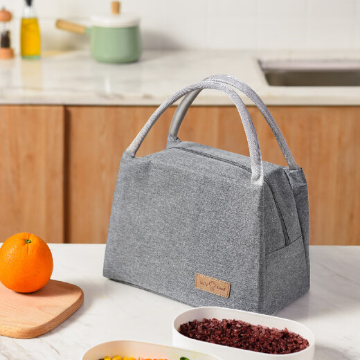 Sandverpackte Isolierung Lunchbox Bag Mittagessen Bento-Tasche Aluminium Folien Isolationsbeutel (große Größe) Lunchbox Lunch Bag Aufbewahrungstasche