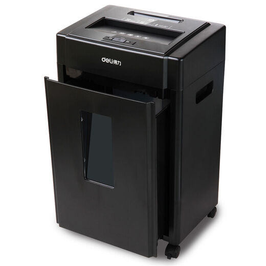 
Deli deli office paper shredder (black) (table) high-power CD crusher 9904