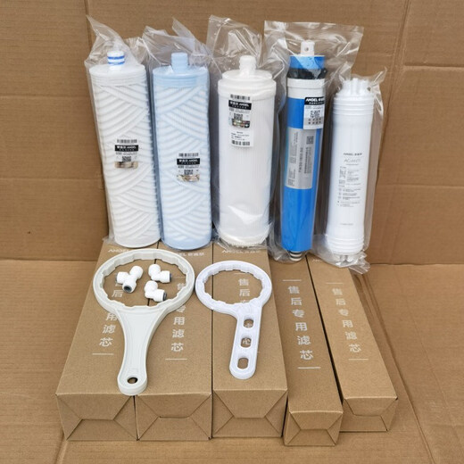 Angel J2575-ROB8 Double Water Outlet Water Purifier Original Factory Special Full Set von Filterelementen J2575-ROB8 (1235 Level) (Schraubenschlüssel)