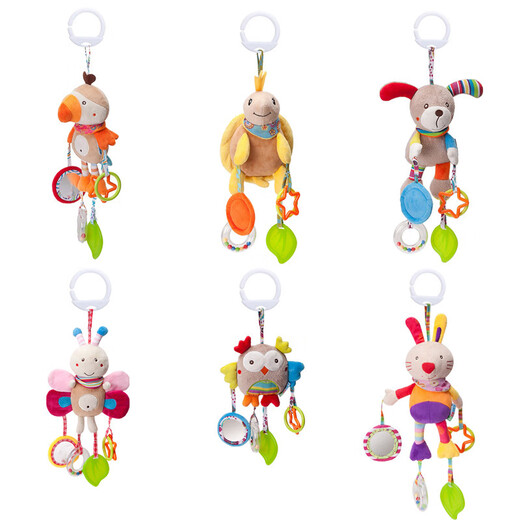 Bbsky Animal Wind Chime Anhänger Baby Spielzeugplüsch kann Babybettanhänger kauen