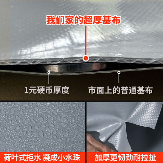 
Shunrun Rain Cloth Waterproof Sunscreen Thickened Balcony Rain Curtain Rain Cloth Sunshade Cloth Rain Cloth Rain Cloth Rain Cloth Torch Waterproof Cloth 1050g Thick Flame Retardant Film (Durable for 30 years) 2x3m