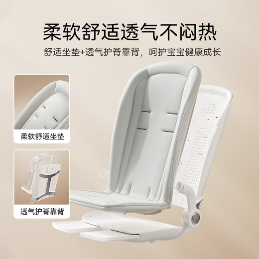 YEEHOO 360 Baby Walking Artifact Rotating, Sitting and Lying Lightweight Folding Baby Stroller with High Views Gray